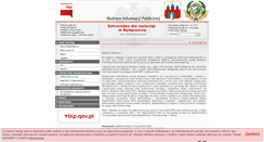Desktop Screenshot of bip.schronisko.org.pl