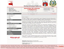 Tablet Screenshot of bip.schronisko.org.pl