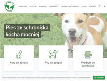 Tablet Screenshot of krzesimow.schronisko.com